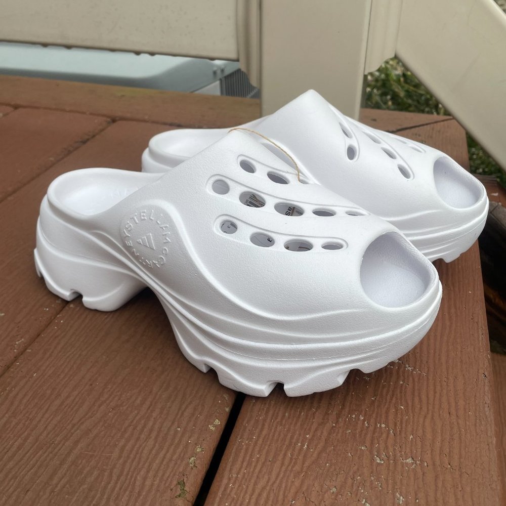 NWT ADIDAS by STELLA MCCARTNEY CLOG 8 Women's Platform Open Toe Slip On NEW - Picture 6 of 12
